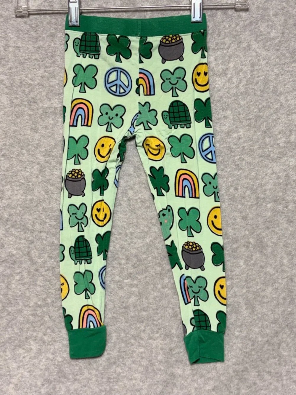 Little Sleepies 2T St Patricks Day Lucky Irish Bamboo Viscose Pajama Set Green